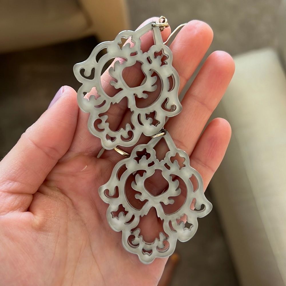 Gray Earrings